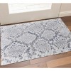 Gray Silver And Blue Geometric Area Rug - 2 of 4