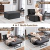 4 in 1 Sleeper Chair, Convertible Sleeper Sofa with Ottoman, Adjustable Backrest - 3 of 4