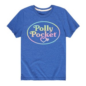 Boys' - Polly Pocket - Polly Pocket Ombre Logo Short Sleeve Graphic T-Shirt - 1 of 3