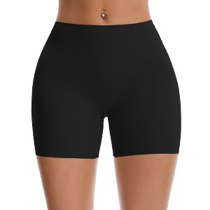 INSPIRE CHIC Women's High Waisted Seamless Shaping Tummy Control Slimming Underwear Boyshorts - 1 of 4