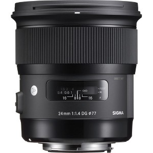 Sigma 24mm f/1.4 DG HSM Art Lens for Nikon F - 1 of 3