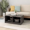 vidaXL Solid Pinewood Coffee Table 29.5"x13.2" Couch End Table Multi Colors - 3 of 4
