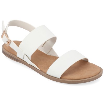 Comfortview Women's Wide Width The Paula Sandal - 8 M, White : Target