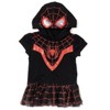 Marvel Avengers Spider-Man Spider-Gwen Captain America Miles Morales Girls Cosplay T-Shirt and Leggings Toddler to Little Kid - 3 of 4
