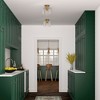 Hudson and Canal 10" Wide Semi Flush Mount with Glass Shade - 4 of 4
