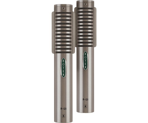 Royer R-121 Matched Ribbon Microphone Pair Nickel