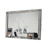 Royal Hampton Dresser Mirror, Crystal Trim Frame, 46 Inch Gray Solid Wood - 4 of 4