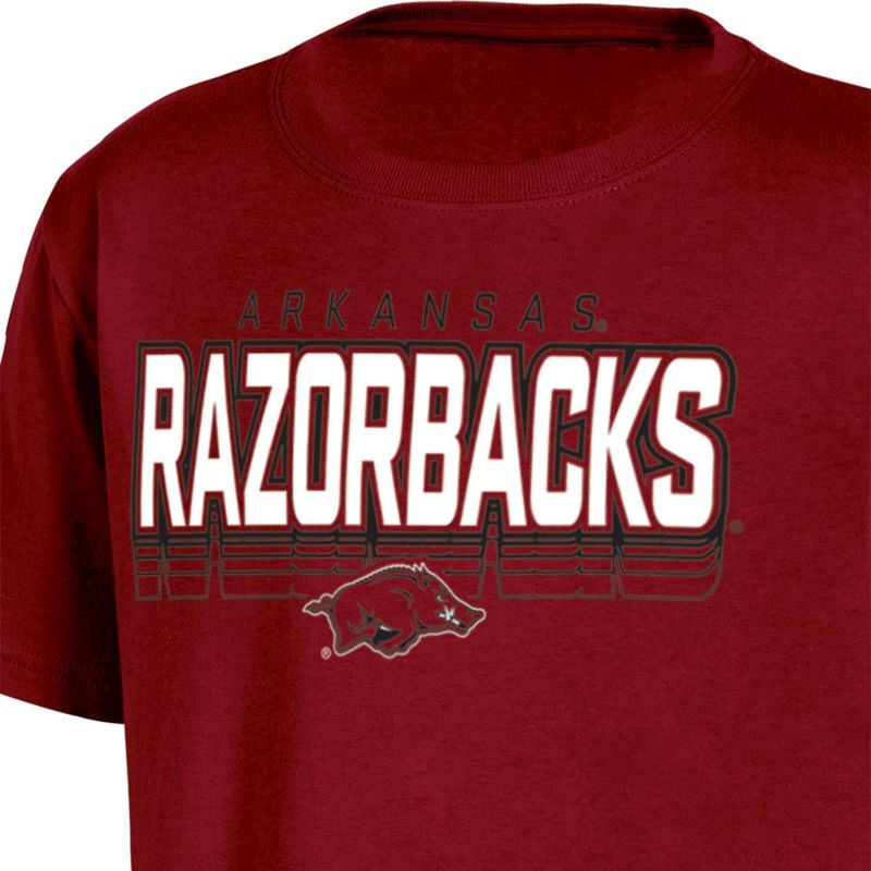 NCAA Arkansas Razorbacks Boys&#39; Core T-Shirt, 3 of 4