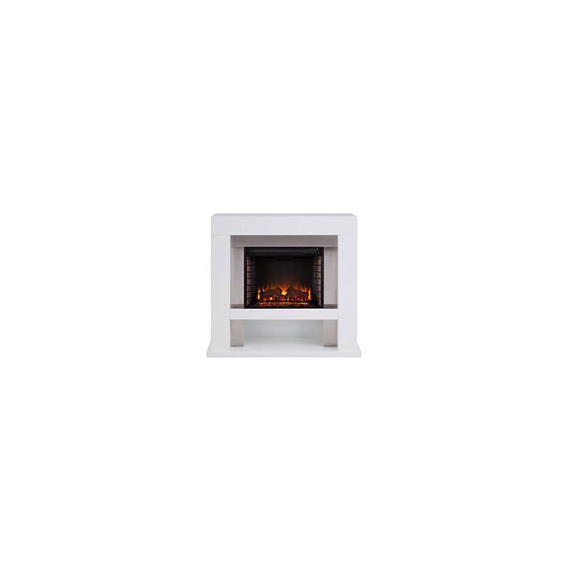 Lockman Stainless Steel Fireplace White - Aiden Lane, 4 of 12