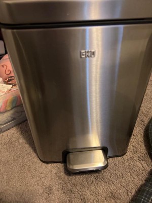 EKO EcoSmart Soft-Square Stainless Steel Motion Sensor Trash Can - 21.1  Gallon, Kitchen Trash Can