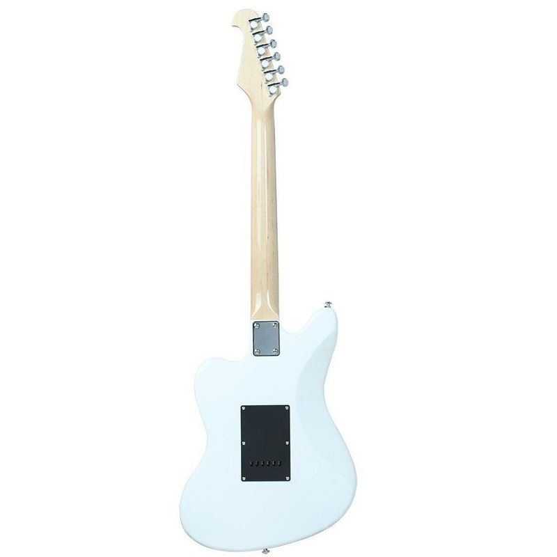 Monoprice Offset OS20 Classic Electric Guitar - White, With Gig Bag, Two Single Coils and a Humbucker - Indio Guitars, 2 of 7