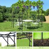 DoCred Large Outdoor Garden Arch Trellis for Climbing Plants, 87'' H x 118'' L x 79'' W Large Grape Vine Trellis Arch Arbor Gazebo - 3 of 4