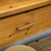 MOEPISY Potting Bench Table, Garden Work Bench, Outdoor Wooden Workstation with Tiers of Shelves and Drawer - 4 of 4