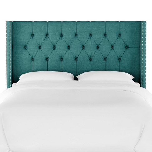 Teal Queen Size Bed Frame – Hanaposy