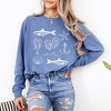 Simply Sage Market Women's Fisherman Collage Long Sleeve Garment Dyed Tee - 2 of 4