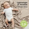 KeaBabies 4pk Muslin Swaddle Blankets for Baby Boys, Girls - Organic Baby Blankets, Swaddles for Newborns - 3 of 4