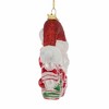Kurt Adler 7-Inch Bellisimo Santa Candy Wreath Ornament - 4 of 4