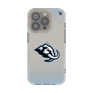 NHL Western Conference Teams Linen Clear Cell Phone Case for Apple iPhone - 1 of 4