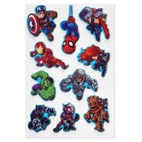 50 Stickers Pegatinas Super Heroes Marvel DC – SHARKFY STORE