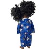Doll Clothes Superstore Handmade Hello Kitty Pajama Set Size 10 with Matching Doll Pajamas - 4 of 4