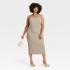 Women's Knit Midi Bodycon Dress - A New Day™ - image 3 of 3