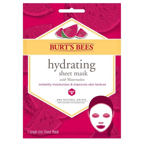 Burt's Bees Hydrating Sheet Mask Watermelon - 1ct - image 1 of 4