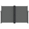 vidaXL Retractable Side Awning Anthracite 63"x236.2" - 3 of 4