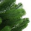 vidaXL Artificial Christmas Tree - 82.7" Tall, Pre-lit with LED Lights, with Decorative Balls & Peak, Realistic Green PE Branches, Stable Steel Base - 4 of 4