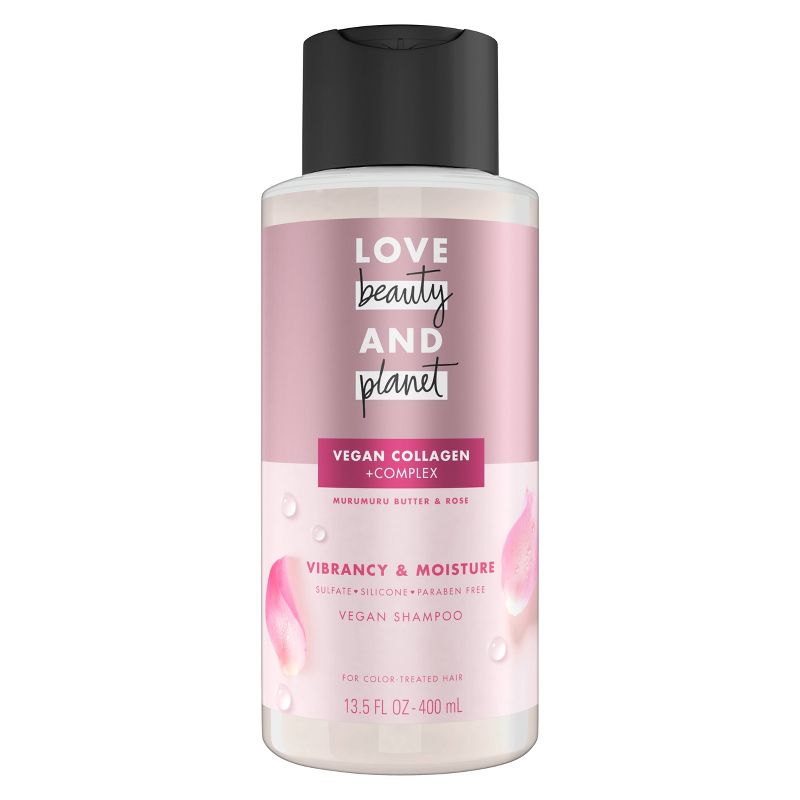Love Beauty and Planet Sulfate Free Color Shampoo, Murumuru Butter & Rose, 3 of 14