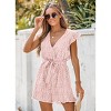 Women's Flutter V-Neck Straight Leg Romper - Cupshe - 3 of 4