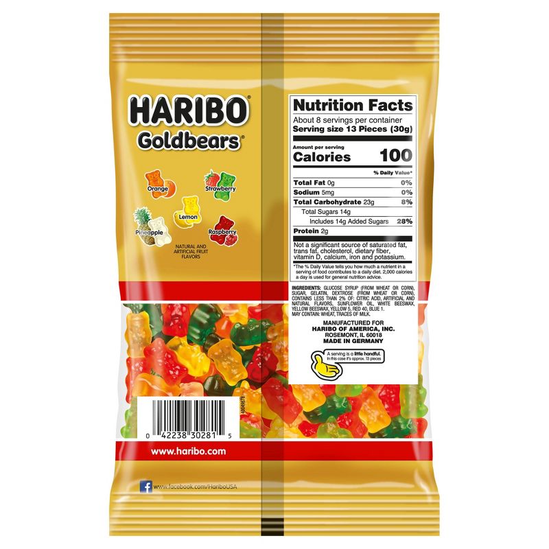 HARIBO Gold-Bears Gummi Candy - 8oz, 2 of 7