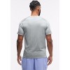 Peloton Men's Seamless Short Sleeve, Light Heather Grey - 3 of 4