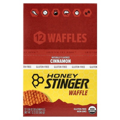 Honey Stinger Energy Waffle, Cinnamon, 12 Waffles, 1.06 oz (30 g) Each