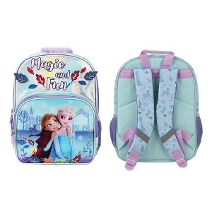 Disney's Frozen Magic & Fun Elsa & Anna 16” Kid's Backpack For School And Travel - 1 of 4