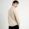 Campus Sutra Men Men's Beige Ripple Box Shirt - 4 of 4