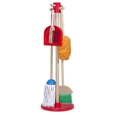 melissa & doug dust sweep & mop toy set