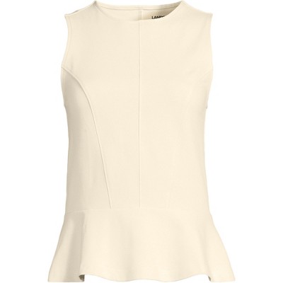 Lands' End Women's Sleeveless Starfish Peplum Top