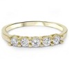 Pompeii3 1/2ct Five Stone Diamond Ring 14K Yellow Gold - 4 of 4