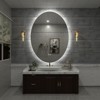 Apmir Super Bright Back LED Lighted Anti-Fog Round/Oval Wall Mirror with Tempered Glass & 3-Year Warranty - 2 of 4