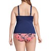 Lands' End Women's Wrap Underwire Tankini Top Swimsuit - 2 of 4