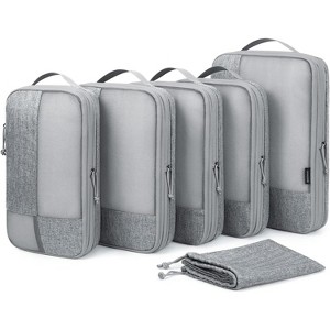 Compression Packing Cubes for Travel, 6 Set Travel Packing Cubes for Carry on Suitcases - 1 of 4