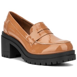 New York & Company Women's Penni- Women's Lug Sole Penny Loafer - 1 of 4