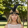 Unique Bargains Women's Feather Sequins Headband 1 Pc - 2 of 4