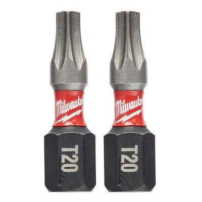 Milwaukee 48-32-4414 SHOCKWAVE Impact Torx T20 Insert Bits - 2 Pack