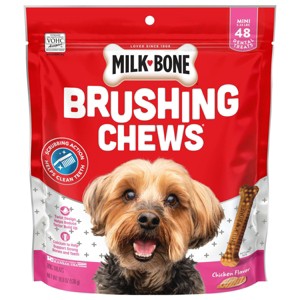 Milk-Bone Dental Original Mini Chew Flavored Dog Treat - 18.9oz - 1 of 4