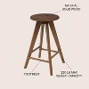 JONATHAN Y Ceren MidCentury Industrial Round Solid Wood Backless Stool - 3 of 3