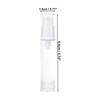 Unique Bargains Portable Refillable Airless Pump Spray Bottle White 1 Pc - 4 of 4