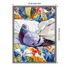 Amanti Art Animal Watercolor Art Bird Dove Pigeon Blue by Justyna Jaszke Framed Canvas Wall Art - 3 of 4