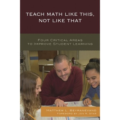 Teach Math Like This, Not Like That - by  Matthew L Beyranevand (Hardcover)
