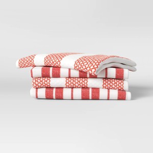 4pk Antimicrobial Dishcloths - Threshold™ - 1 of 3